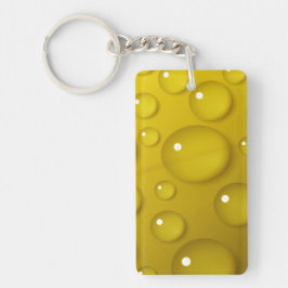 Llavero Fondo de caída de agua amarilla
