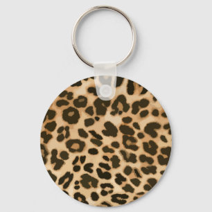 Llavero Fondo de impresión de leopardo