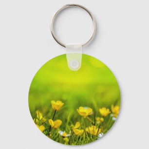 Llavero Fondo de las flores de primavera