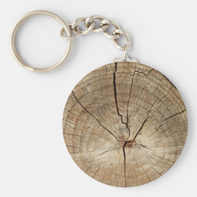 Llavero Fondo de los anillos de los árboles ficticios (Frente)