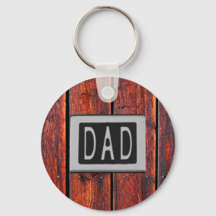 Llavero Fondo de madera para granjas Metalizado DAD