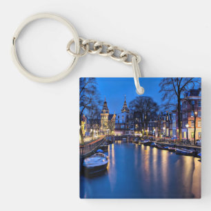 Llavero Fondo de pantalla nocturno de Ámsterdam-67657