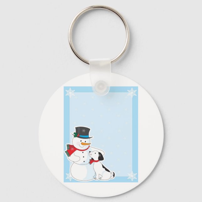 Llavero Fondo de Snowman (Anverso)