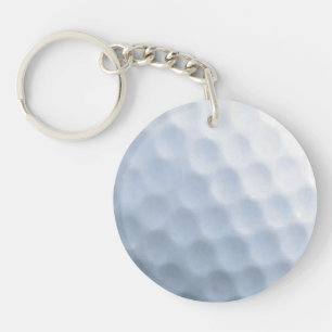 Llavero Fondo del patrón de impresión de bolas de golf