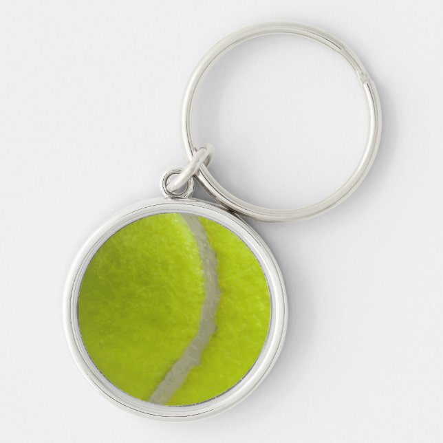 Llavero Fondo del patrón de impresión de bolas de tenis (Frente)