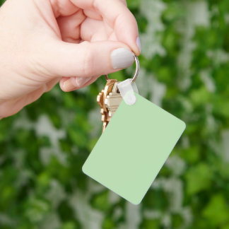 Llavero Fondo minimalista verde pálido