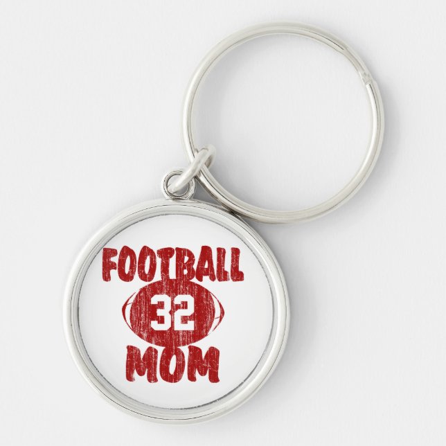 Llavero Football Mom Red (Frente)