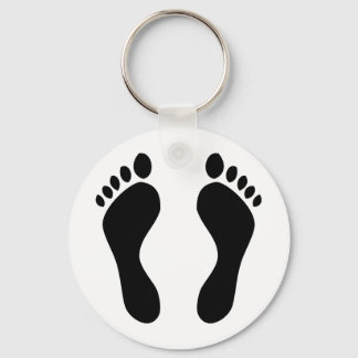 Llavero footprints feet