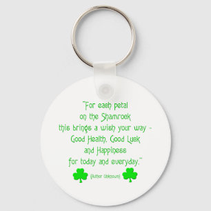 Llavero For each petal on the shamrock...