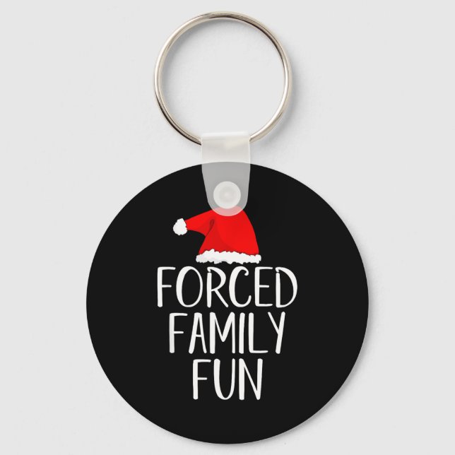 Llavero Forced Family Fun Sarcastic Christmas Eve  (Anverso)