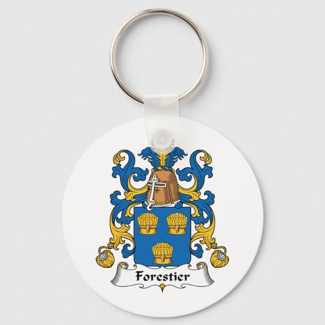 Llavero Forestier Family Crest (Anverso)