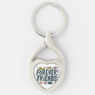 Llavero Forever Friends - Twisted Heart Keychain