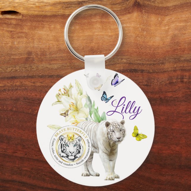 Llavero Forever in our hearts  (Anverso)