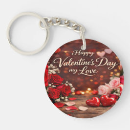 Llavero 'Forever Your Valentine' Acrylic Keychain