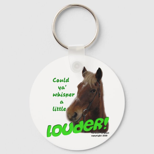Llavero ForeverMorgans Funny Horse Whisperer (Anverso)