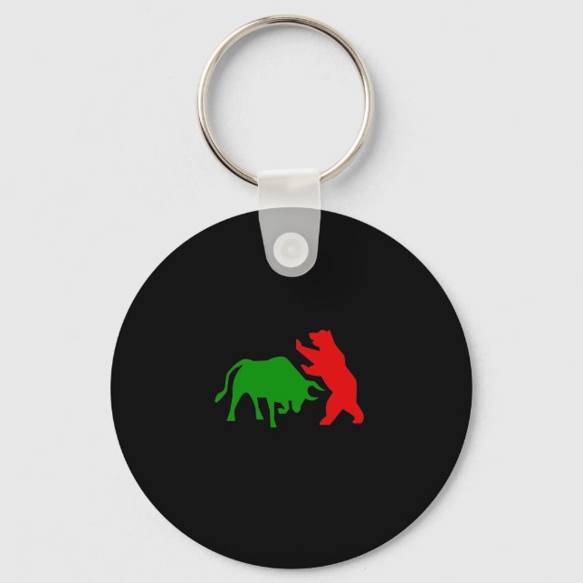 Llavero Forex de toros contra osos (Anverso)