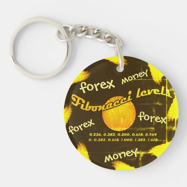 Llavero Forex, Money, números de Fibonacci (Frente)