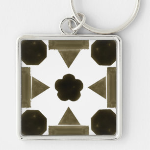 Llavero Forma de Keychain con el diamante negro
