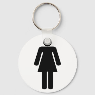 Llavero Forma de mujer