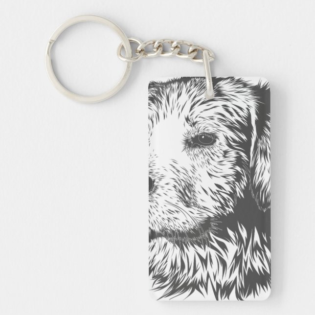 Llavero Forma: Rectángulo (doble cara) (Frente)