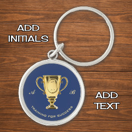 Llavero Formación motivacional para el monograma del éxito