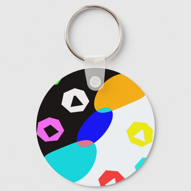 Llavero Formas coloreadas (Anverso)