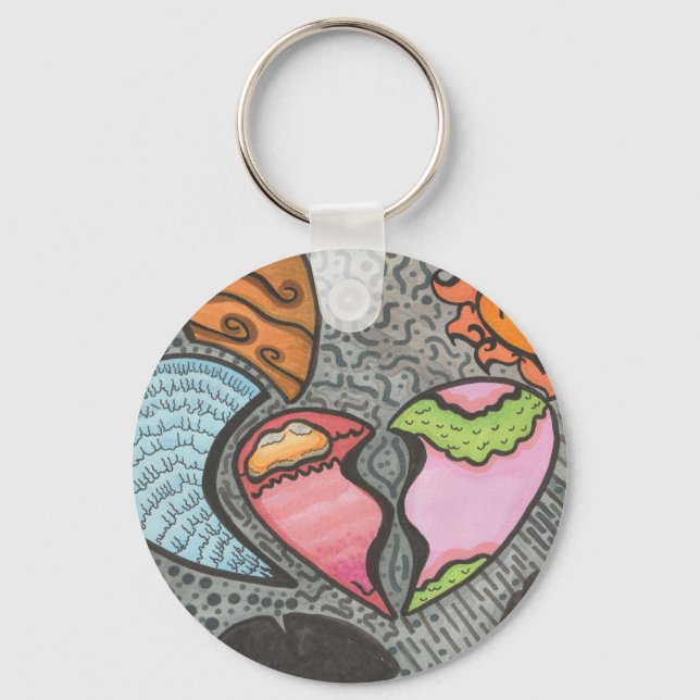 Llavero Formas del corazón (Anverso)