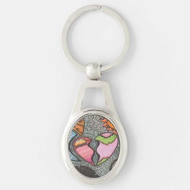 Llavero Formas del corazón (Anverso)