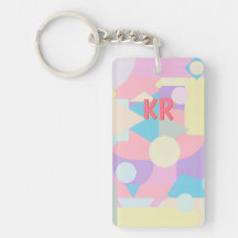 Formas Pastel Regulares en Collage Resumen