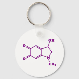 Llavero Fórmula química molecular de Adrenocromo
