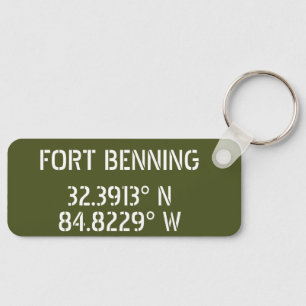 Llavero Fort Benning Latitud Longitud 