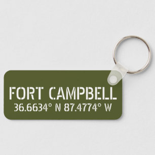 Llavero Fort Campbell Latitud Longitud