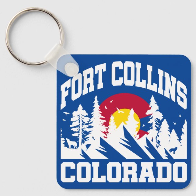 Llavero Fort Collins, Colorado (Anverso)