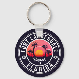 Llavero Fort Lauderdale Beach Florida Vintage años 60
