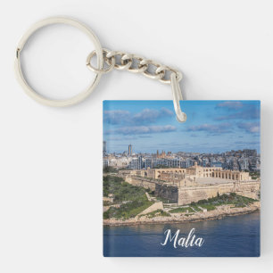 Llavero Fort Manoel y Sliema desde La Valeta, Malta
