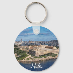 Llavero Fort Manoel y Sliema desde La Valeta, Malta