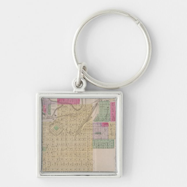 Llavero Fort Scott, condado de Bourbon, Kansas (Frente)