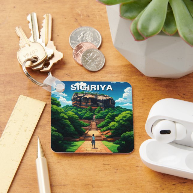 Llavero Fortaleza de rock sigiriya Sri Lanka (Escritorio )