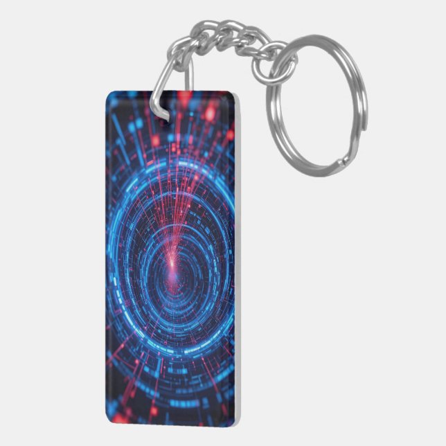 Llavero Fortaleza digital: El flujo seguro (Atrás Derecha)