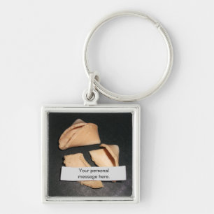 Llavero Fortune Cookie con Fortune personalizado, Keychain