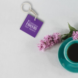 Llavero Fortune favorece la tipografía del guión Keychain