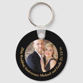 Llavero FOTO Boda Aniversario Regalos de Keychain por meno