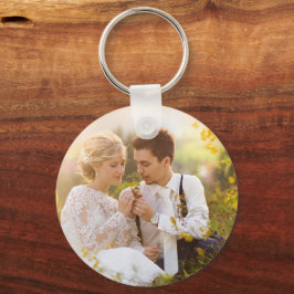 Llavero Foto conmemorativa de aniversario de bodas de pare