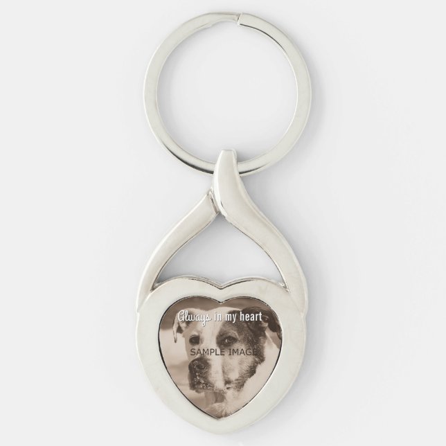 Llavero Foto conmemorativa del mascota de encargo siempre (Anverso)