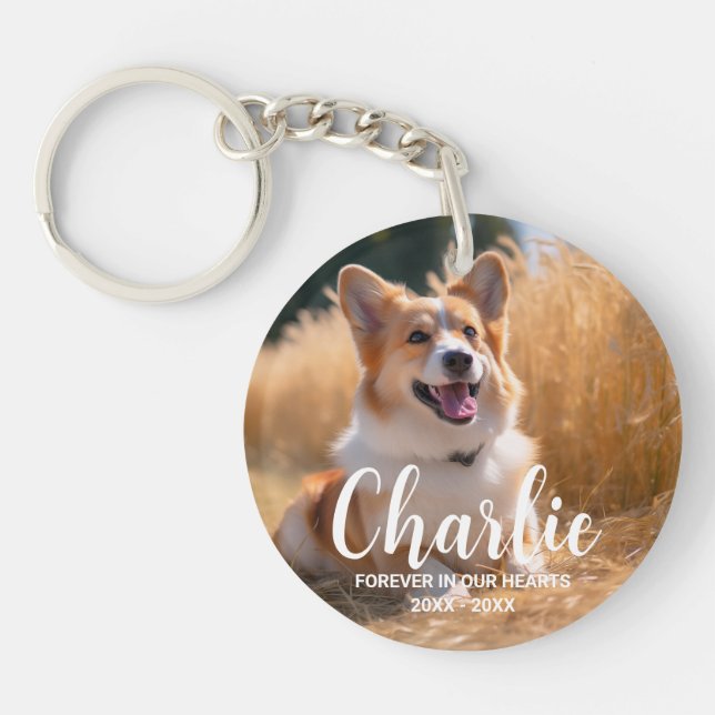 Llavero Foto conmemorativa del Mascota personalizado con n (Frente)