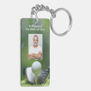 Llavero Foto conmemorativa golfista campo de golf golf
