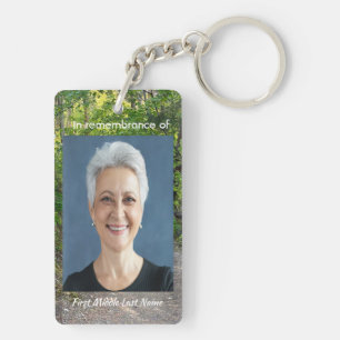 Llavero Foto conmemorativa Oración Camino por los árboles 