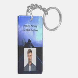 Llavero Foto conmemorativa Oración motociclista