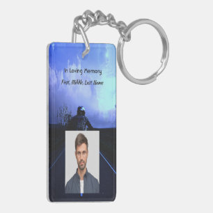 Llavero Foto conmemorativa Oración motociclista