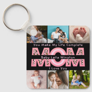 Llavero Foto de bebé moderno Regalo de Me Haces Mi Vida